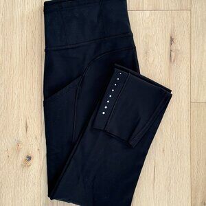 lululemon fast and free leggings - black size 6 Women's running tights